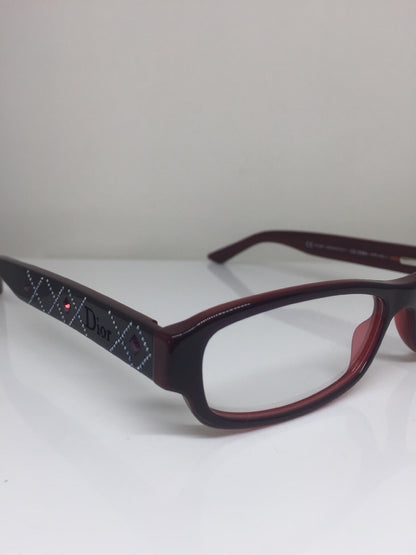 Vintage Christian Dior CD 3084 Red Eyeglasses - Super Vision Optical