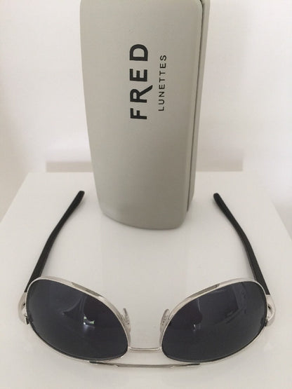 Vintage Fred Lunettes Ellesmere Sunglasses C3 8328 Silver Sunglasses - Super Vision Optical