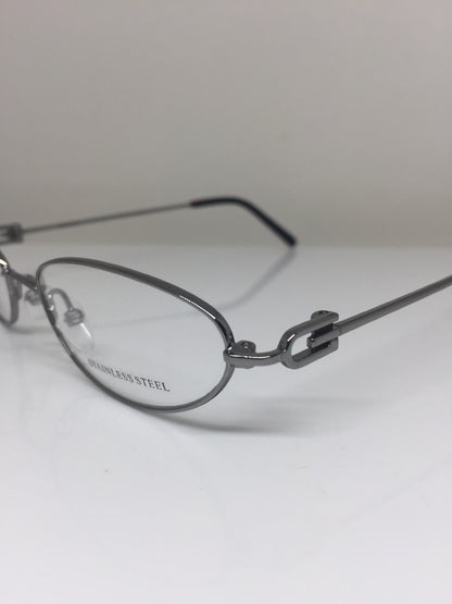 Vintage Gucci GG 2717 Silver Eyeglasses - Super Vision Optical