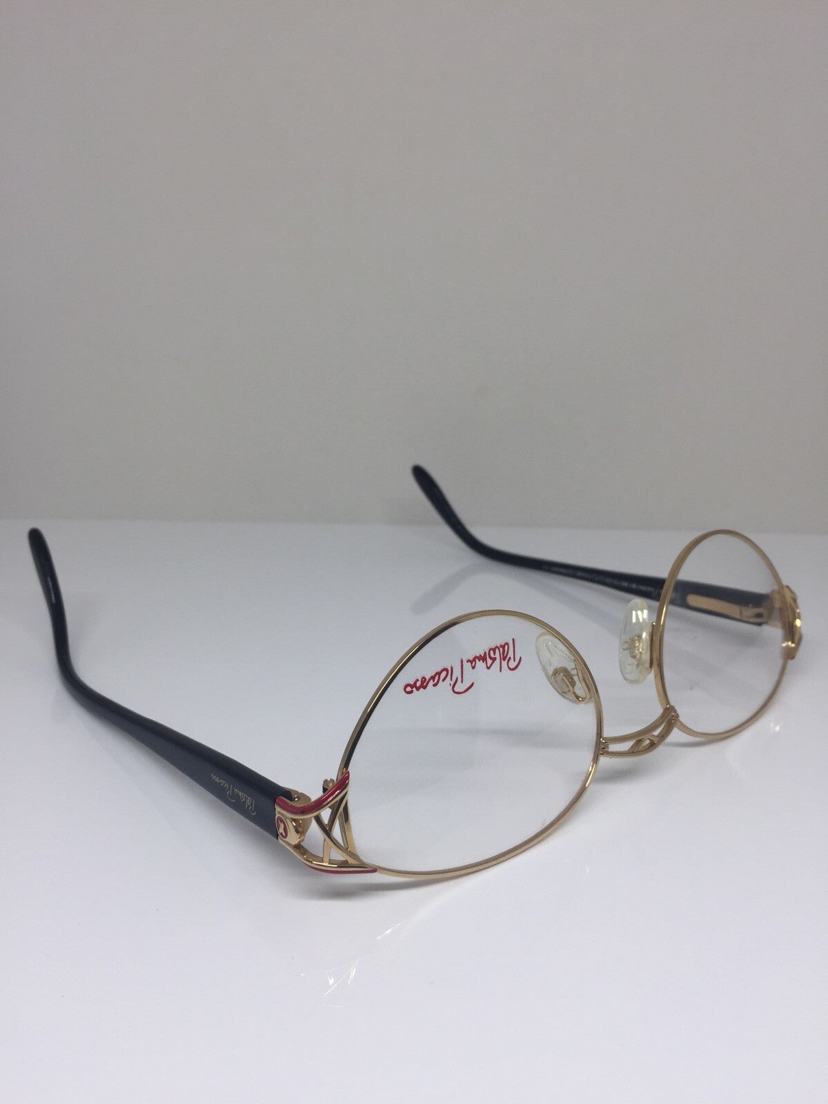 Vintage Paloma Picasso PALOMA PICASSO 8408 Gold Sunglasses - Super Vision Optical