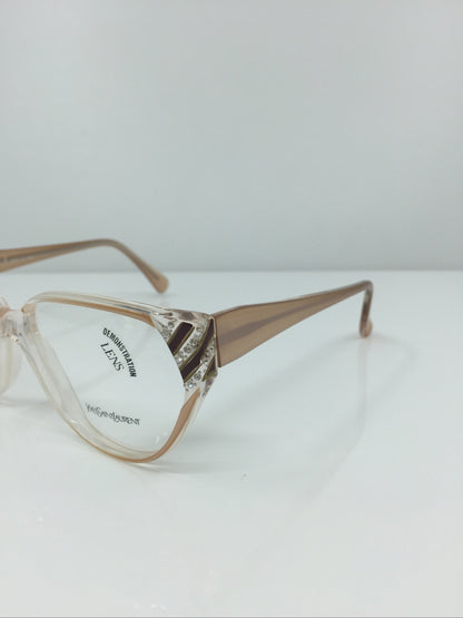 Vintage Saint Laurent YSL 405 Clear Sunglasses - Super Vision Optical