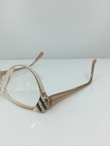 Vintage Saint Laurent YSL 405 Clear Sunglasses - Super Vision Optical