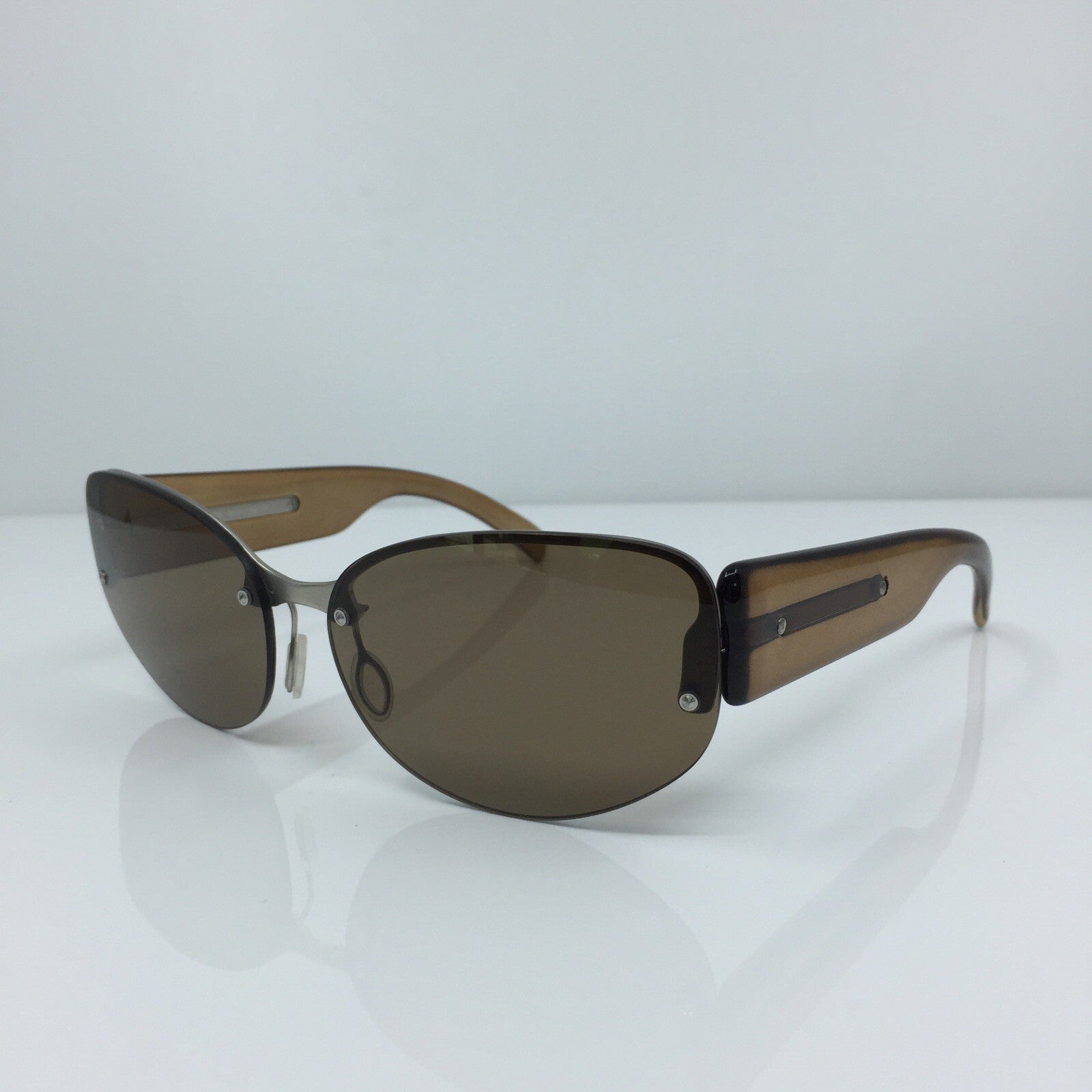 Vintage Prada SPR 59B Silver Sunglasses - Super Vision Optical