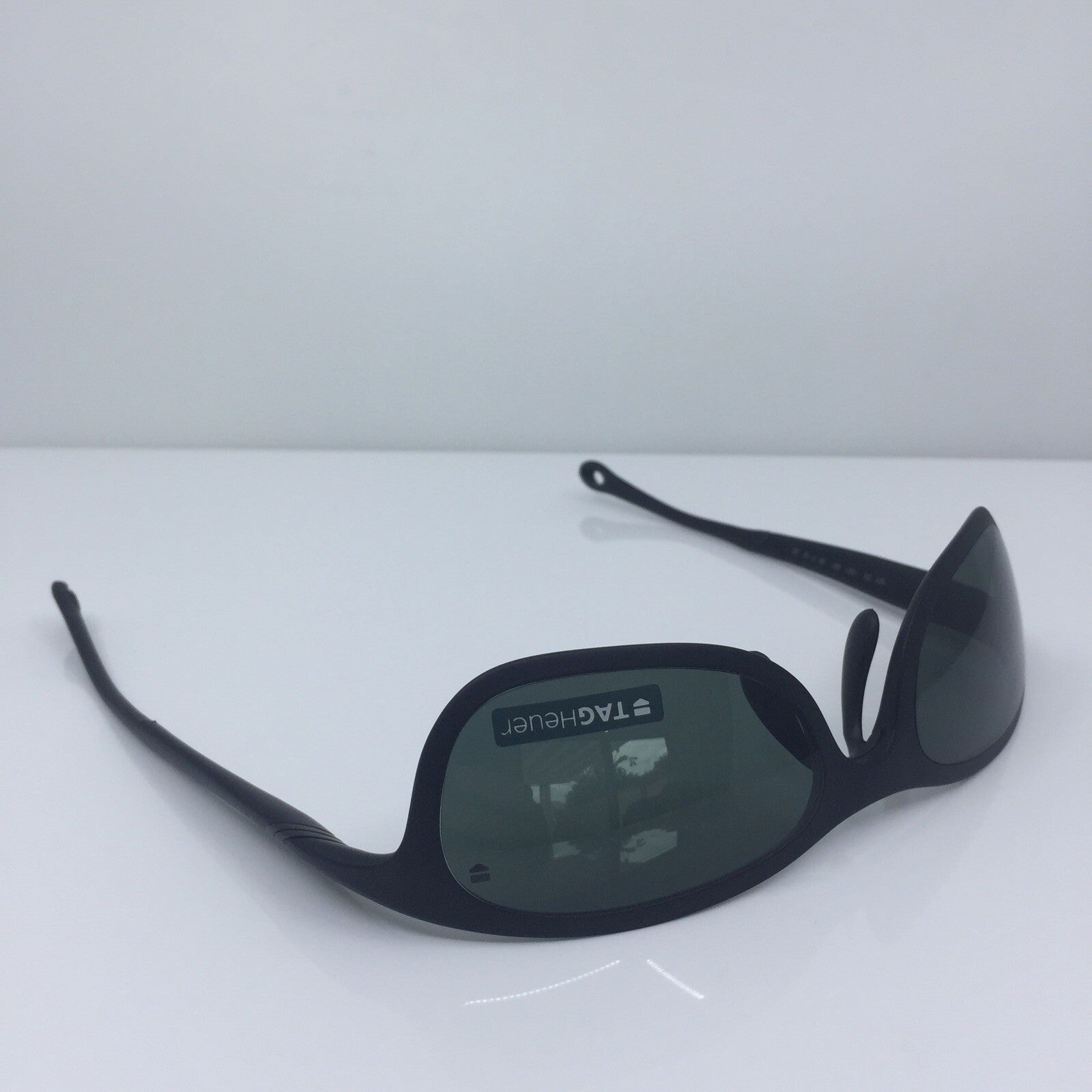 Vintage Tag Heuer TH 1001 Black Sunglasses - Super Vision Optical