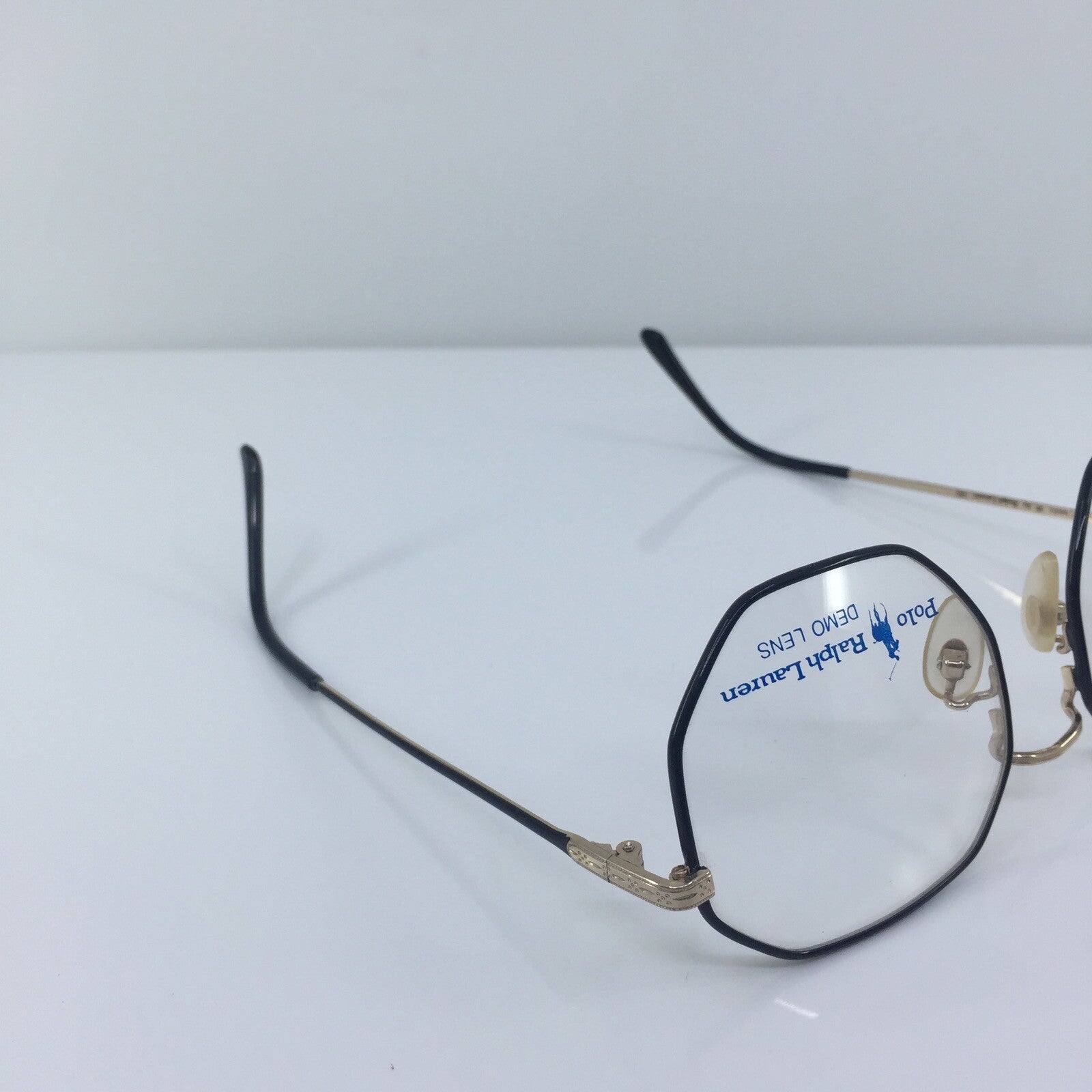 Vintage Ralph Lauren Polo Classic VII Black Eyeglasses - Super Vision Optical