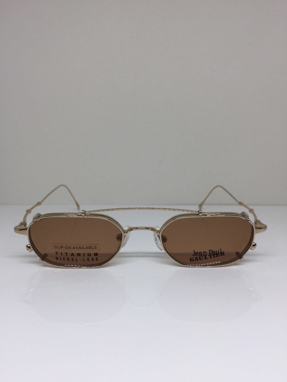 Vintage Jean Paul Gaultier JPG 55-0019 Gold Eyeglasses - Super Vision Optical