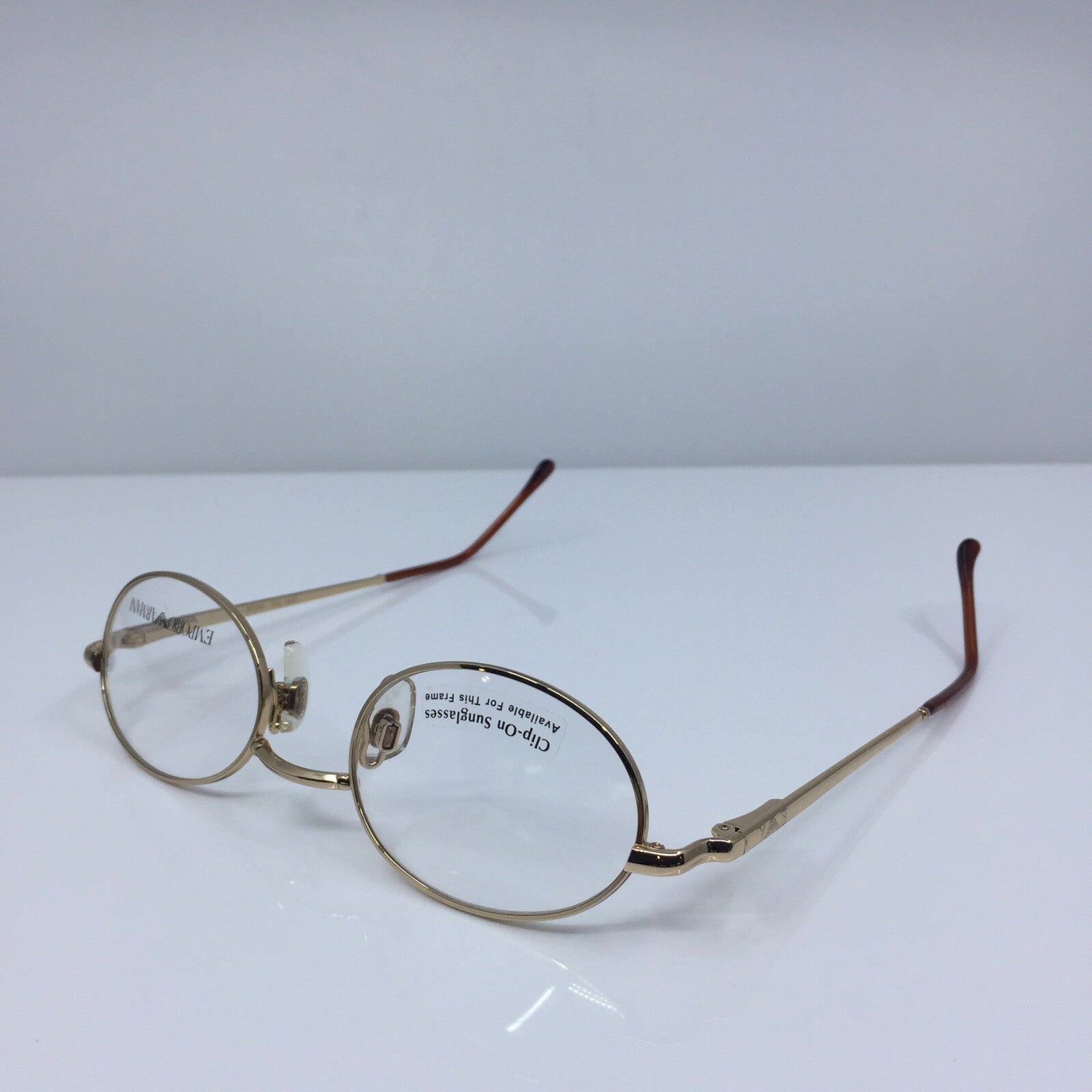 Vintage Emporio Armani EA 077 Gold Eyeglasses - Super Vision Optical