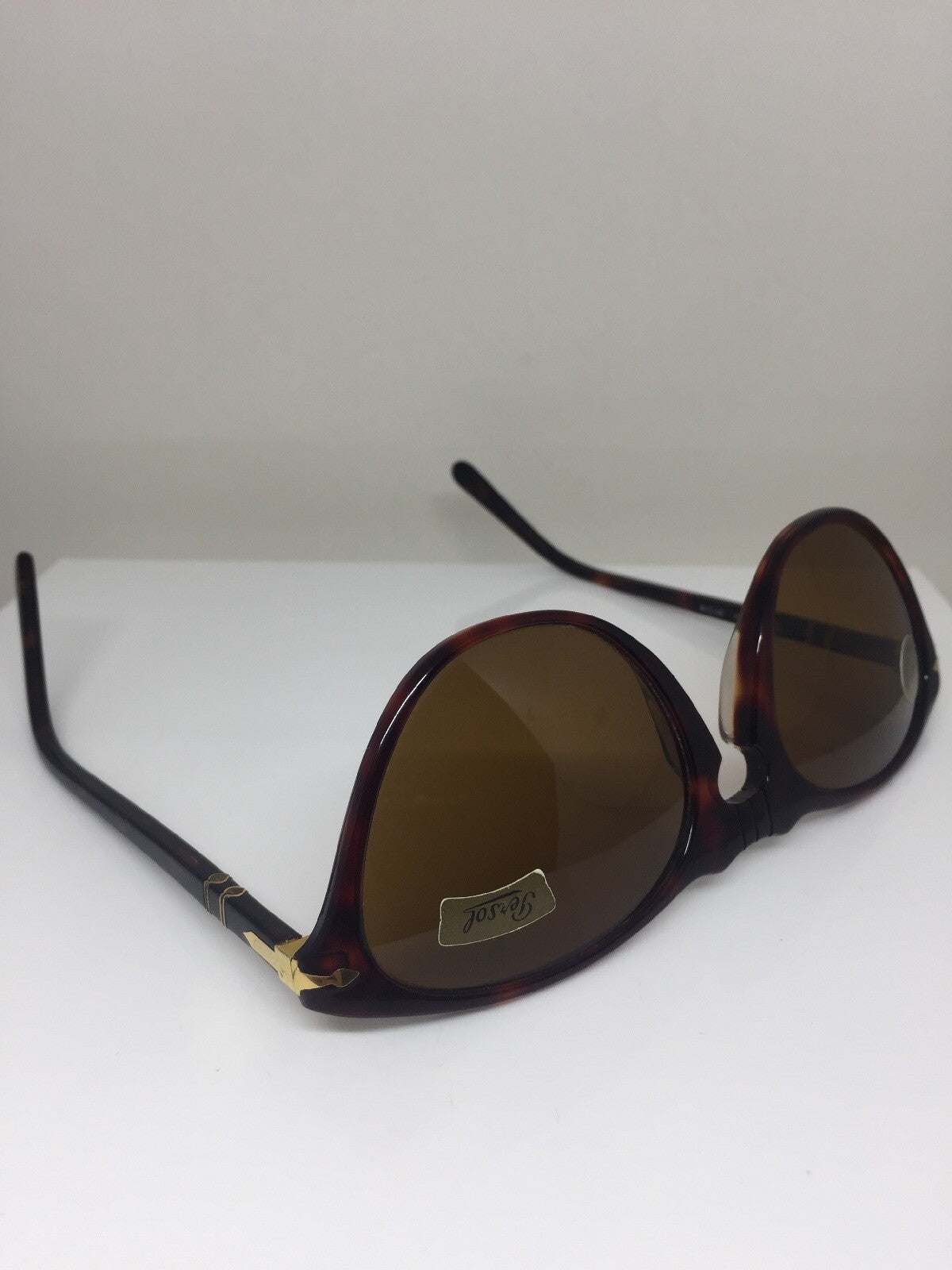 Vintage Persol PERSOL 201 Black Sunglasses - Super Vision Optical