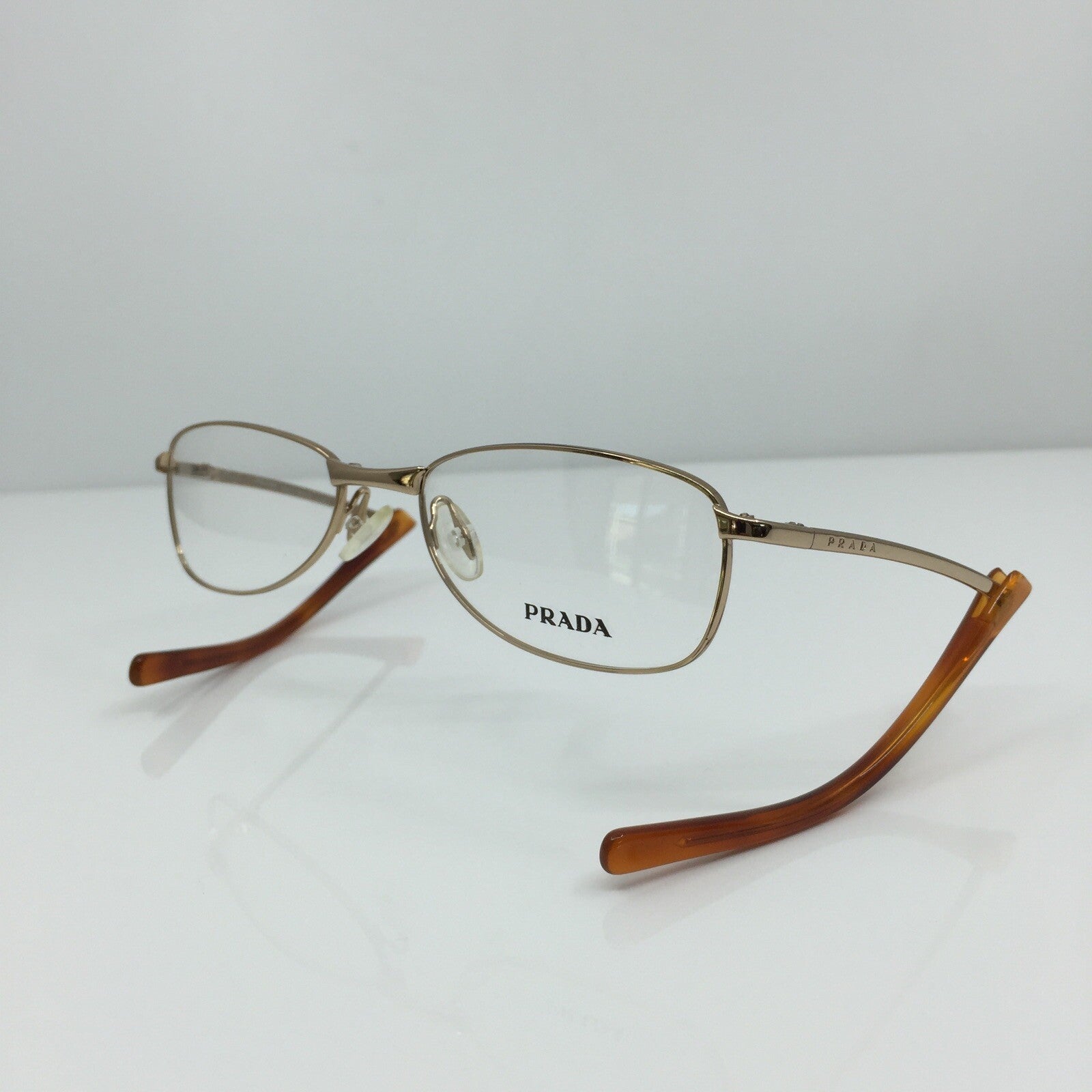 Vintage Prada VPR 76C Gold Eyeglasses - Super Vision Optical
