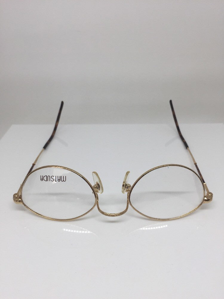 Vintage Matsuda 2874 Gold Eyeglasses - Super Vision Optical