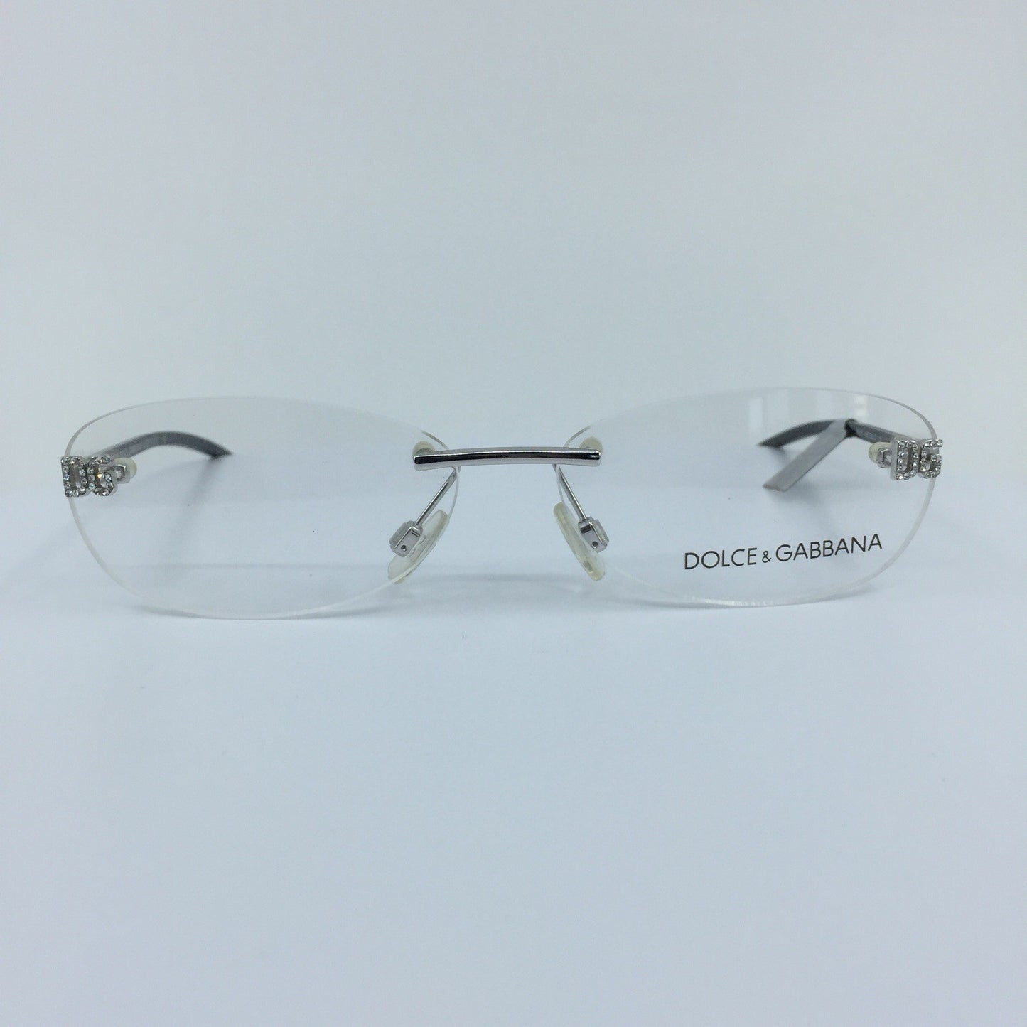 Vintage Dolce & Gabbana DG 671 Silver Eyeglasses - Super Vision Optical