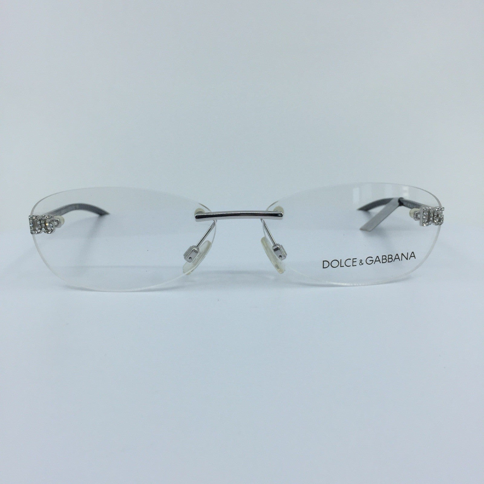 Vintage Dolce & Gabbana DG 671 Silver Eyeglasses - Super Vision Optical