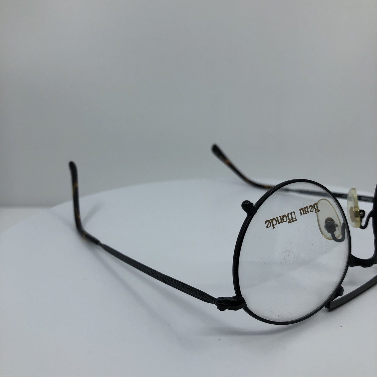Vintage Beau Monde Collection Knightsbridge Black Eyeglasses - Super Vision Optical