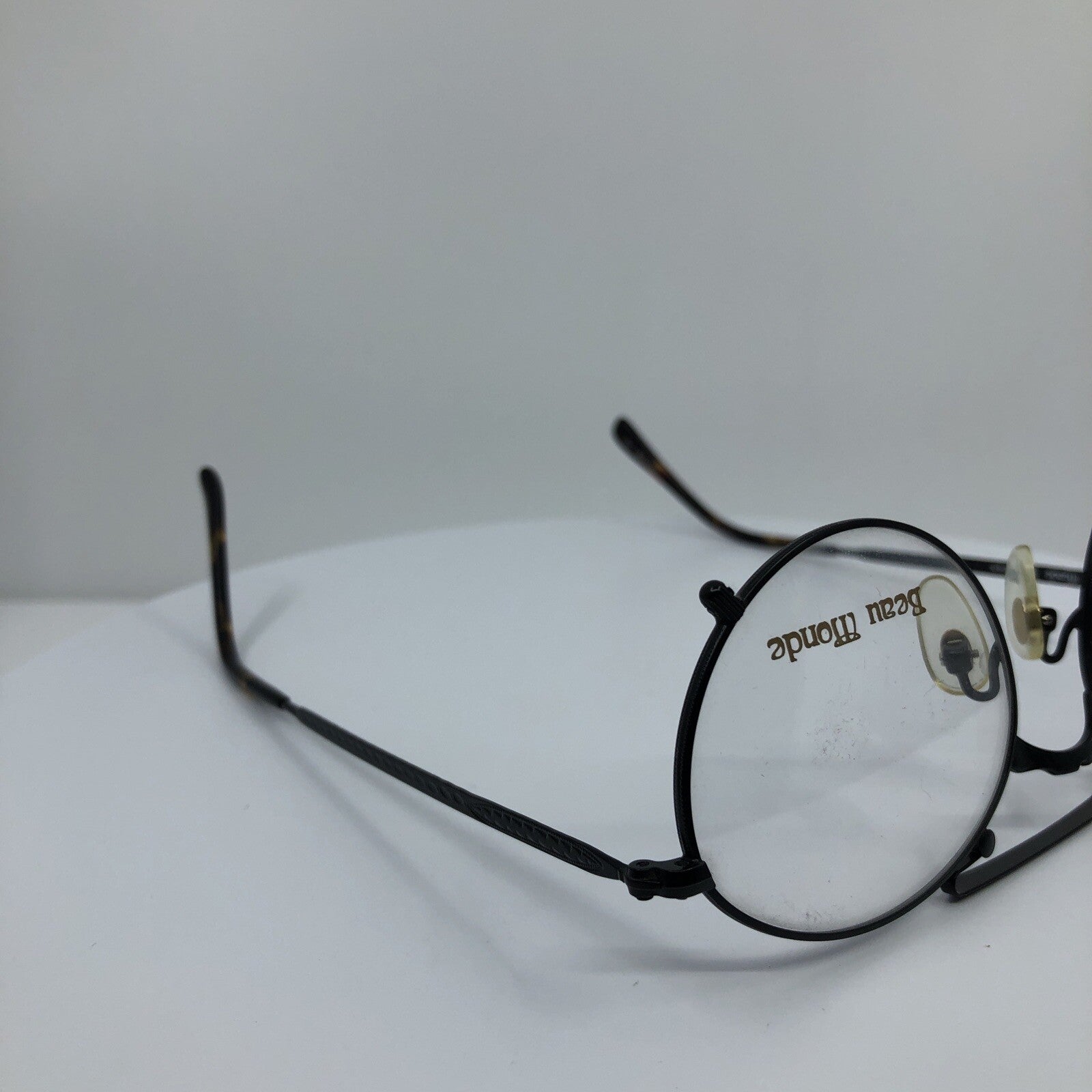 Vintage Beau Monde Collection Knightsbridge Black Eyeglasses - Super Vision Optical