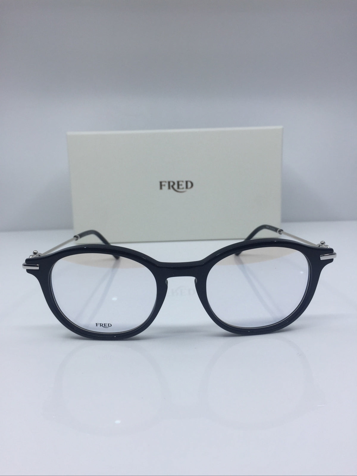 Vintage Fred Lunettes FG 50005 L Silver Eyeglasses - Super Vision Optical