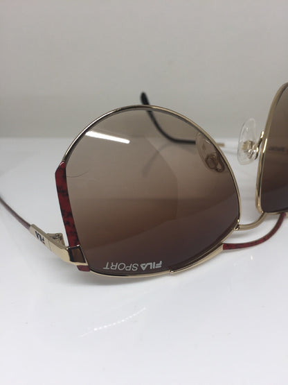 Vintage Fila Sport FILA 8805 Gold Sunglasses - Super Vision Optical