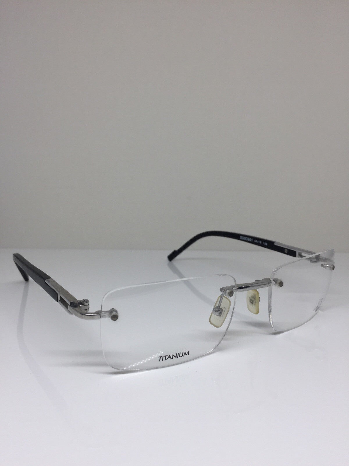Vintage Dunhill DU03801 Silver Eyeglasses - Super Vision Optical