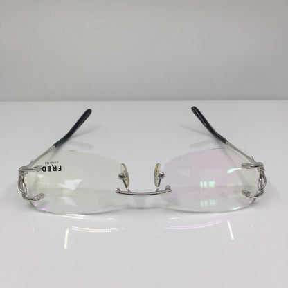 Vintage Fred Lunettes Volute F2 Silver Eyeglasses - Super Vision Optical