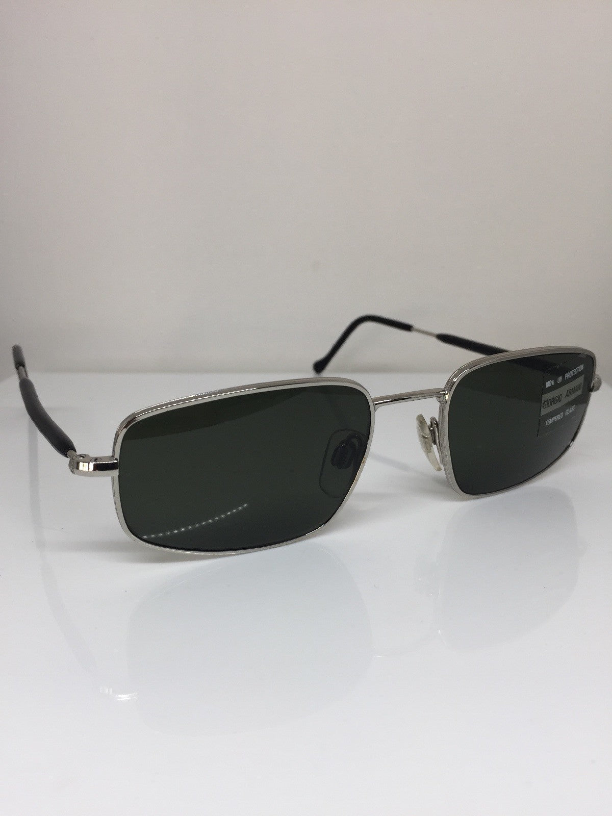 Vintage Giorgio Armani GA 637 Silver Sunglasses - Super Vision Optical