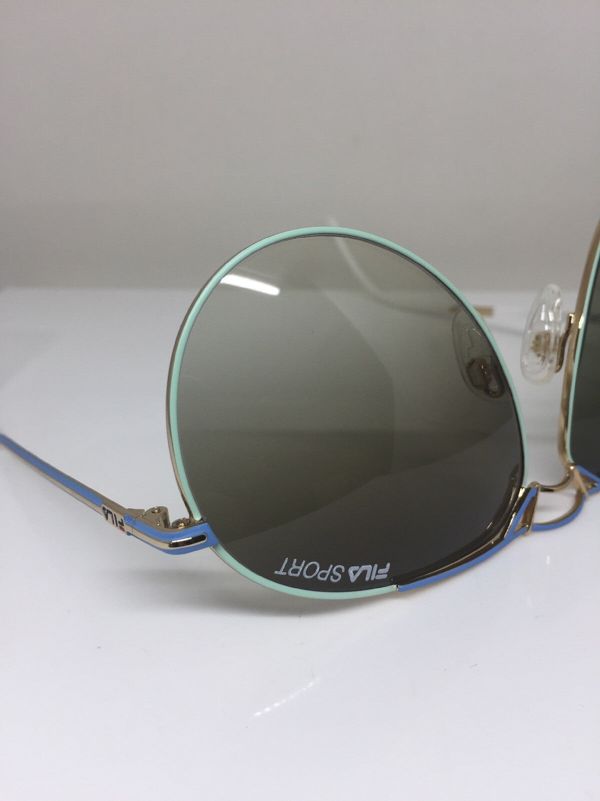 Vintage Fila Sport FILA 8802 Blue Sunglasses - Super Vision Optical