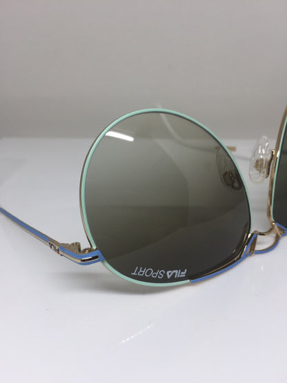 Vintage Fila Sport FILA 8802 Blue Sunglasses - Super Vision Optical