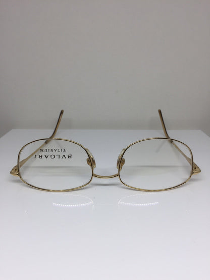 Vintage Bvlgari BVL 139-T Gold Eyeglasses - Super Vision Optical