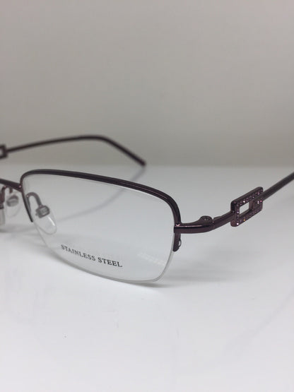 Vintage Gucci GG 2710 STRASS Purple Eyeglasses - Super Vision Optical