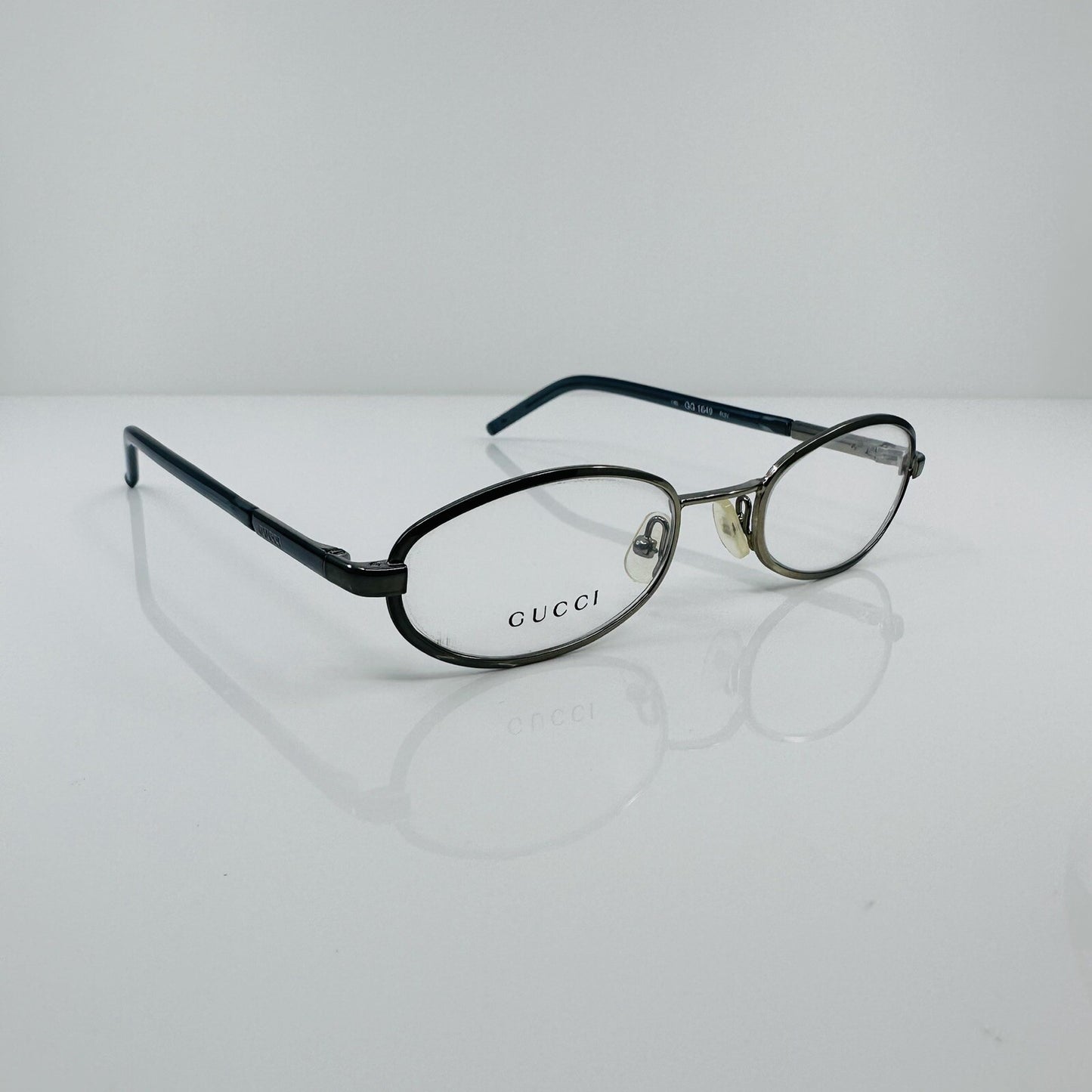Vintage Gucci GG 1649 Silver Eyeglasses - Super Vision Optical