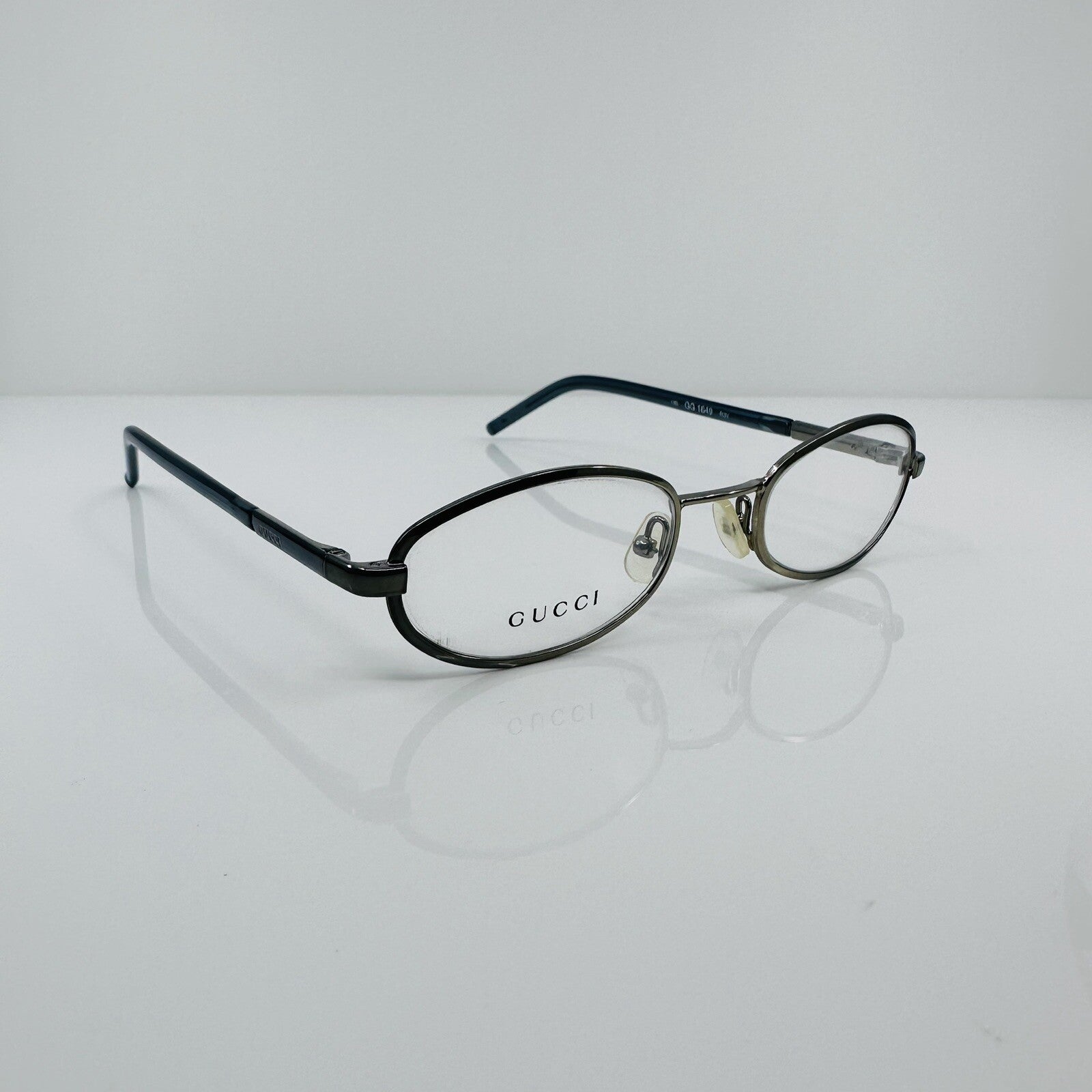 Vintage Gucci GG 1649 Silver Eyeglasses - Super Vision Optical
