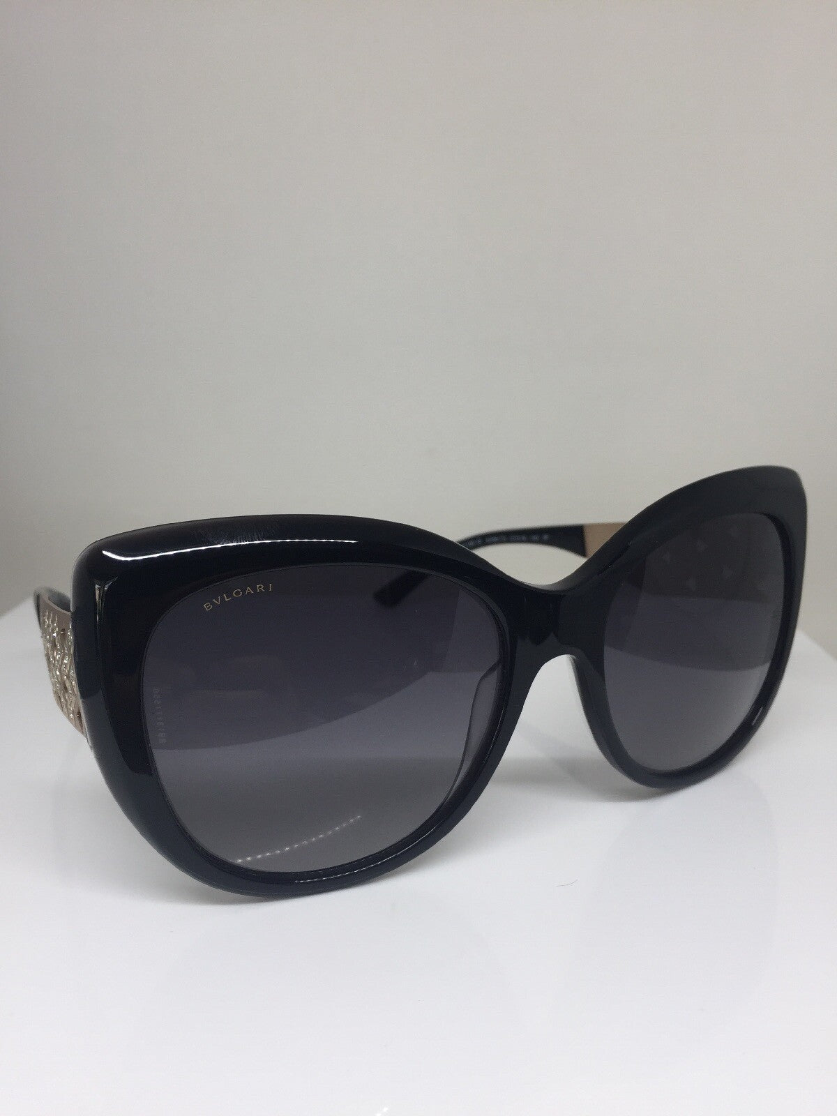 Vintage Bvlgari Bvlgari 8198-B Black Sunglasses - Super Vision Optical