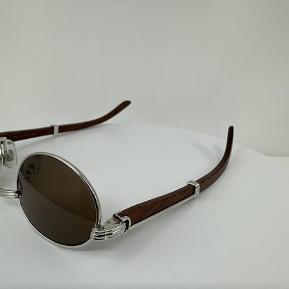 Vintage Cartier Cartier Sully Silver Sunglasses - Super Vision Optical