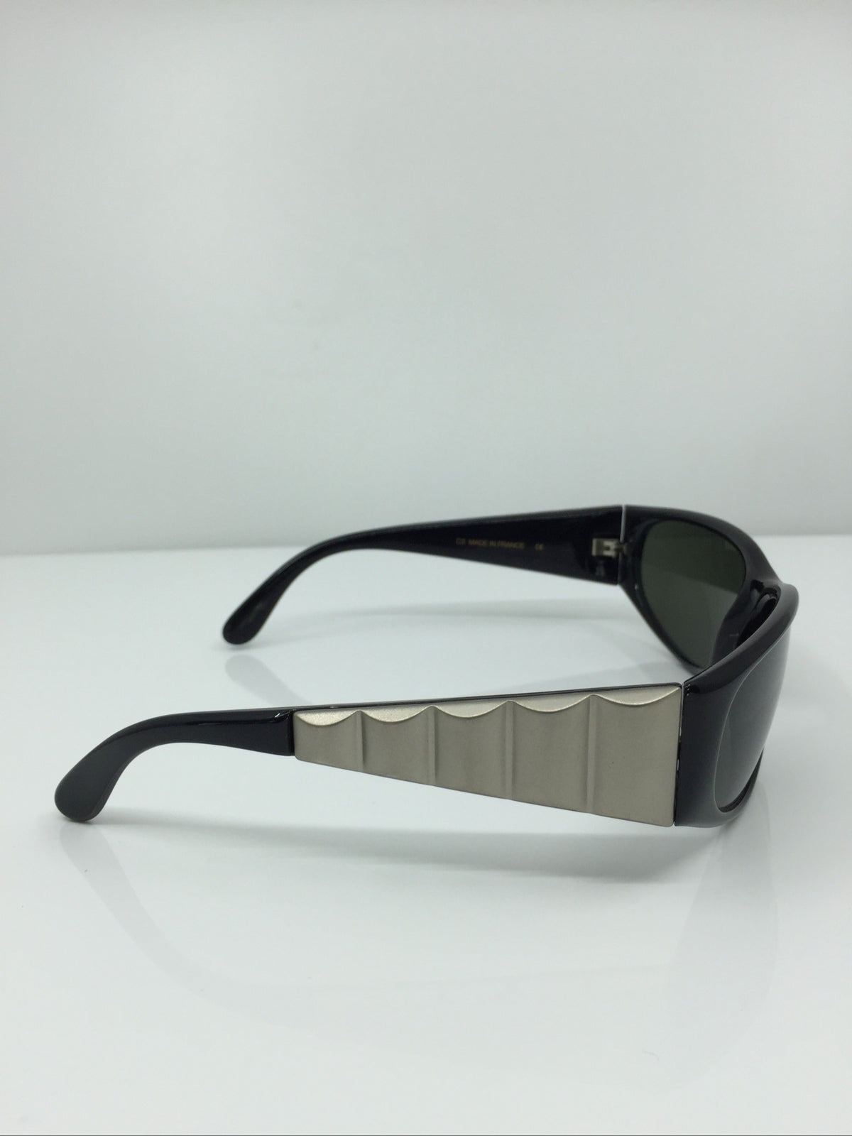 Vintage Karl Lagerfeld 4105 Silver Sunglasses - Super Vision Optical