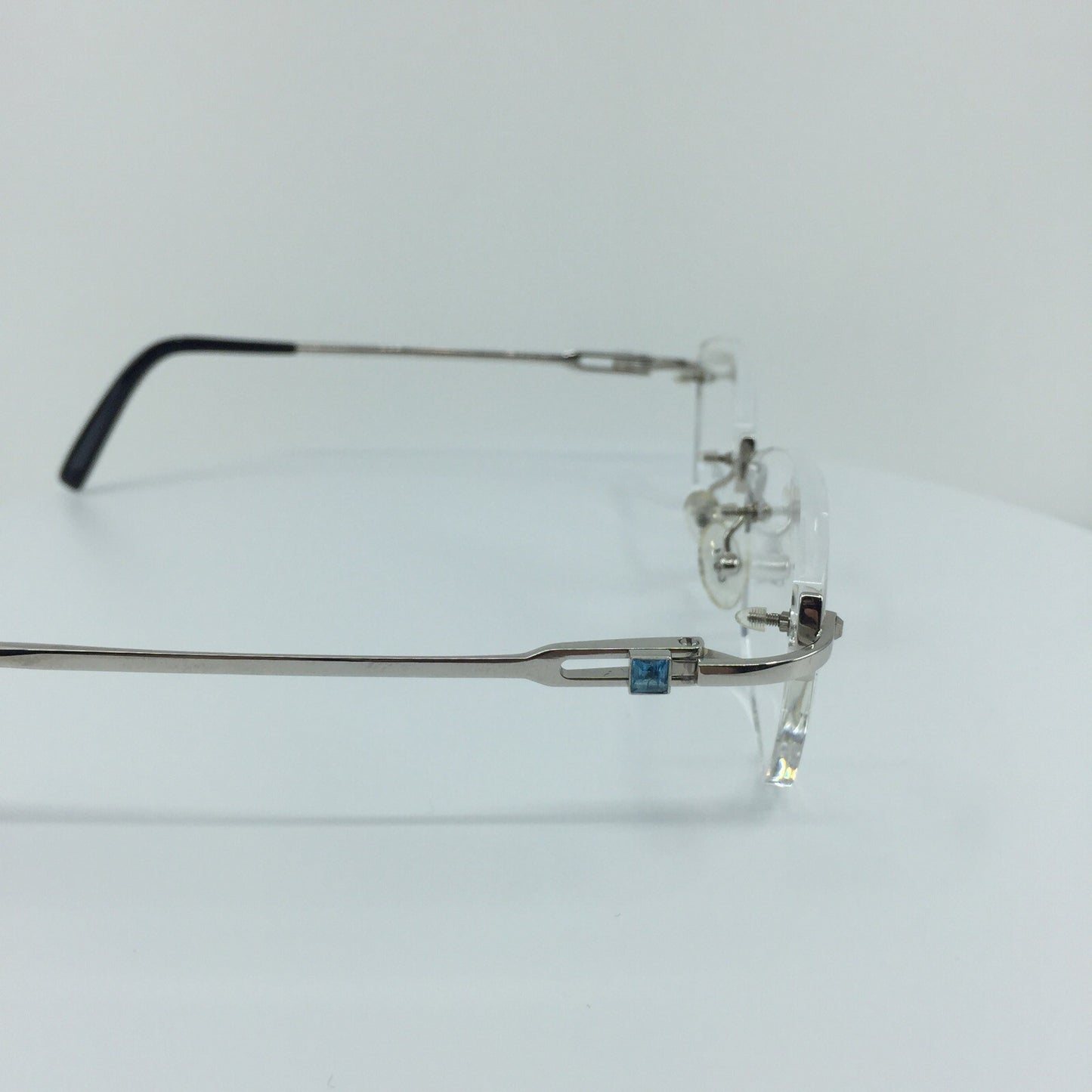 Vintage Fred Lunettes Alaska Prestige F5 Silver Eyeglasses - Super Vision Optical