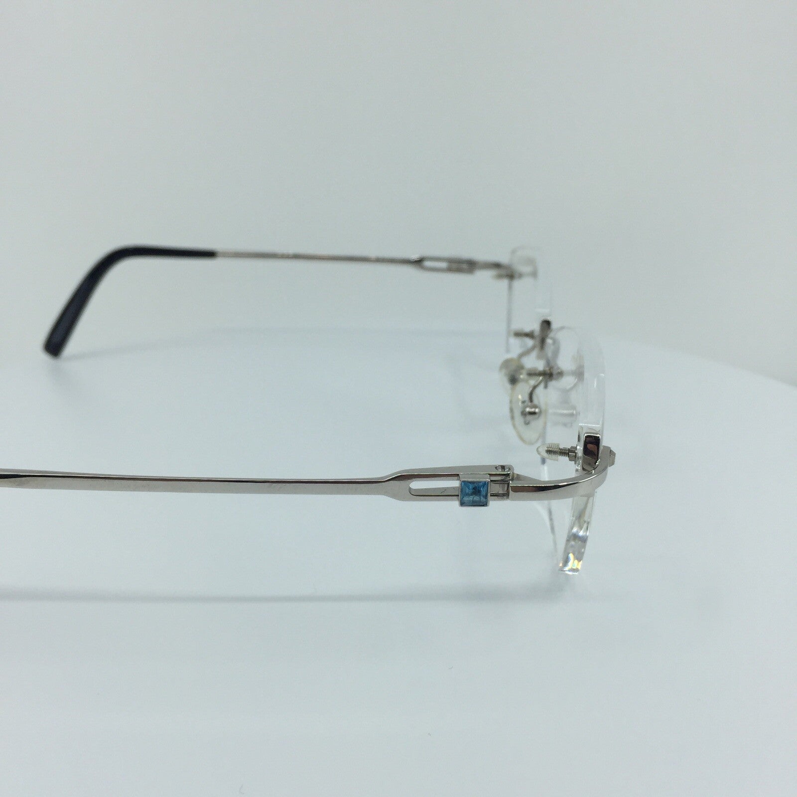 Vintage Fred Lunettes Alaska Prestige F5 Silver Eyeglasses - Super Vision Optical