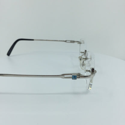 Vintage Fred Lunettes Alaska Prestige F5 Silver Eyeglasses - Super Vision Optical