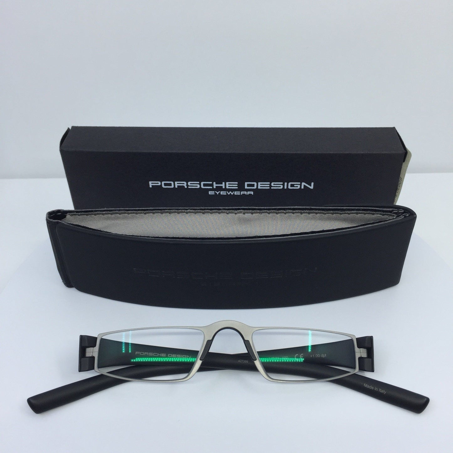 Vintage Porsche Design P8801, P'8801, P8801 Silver Eyeglasses - Super Vision Optical