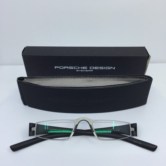 Vintage Porsche Design P8801, P'8801, P8801 Silver Eyeglasses - Super Vision Optical