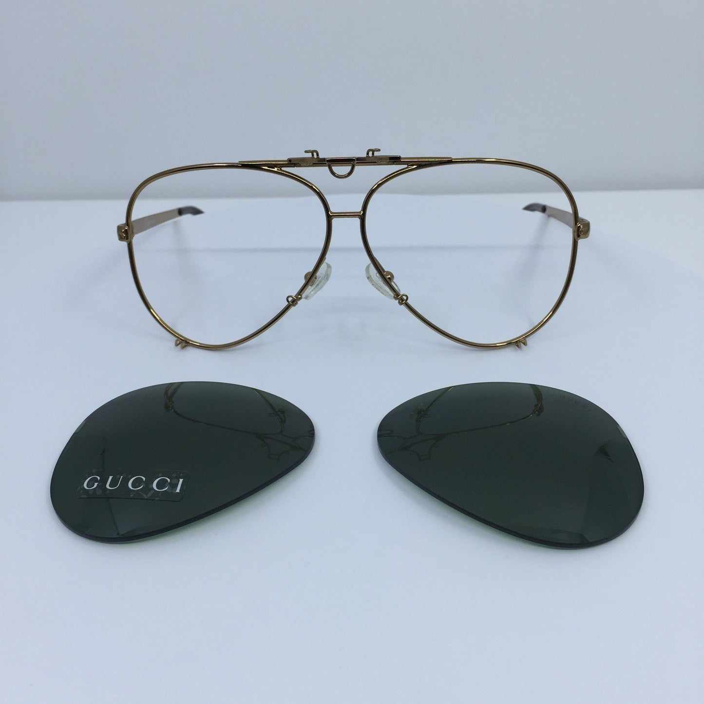 Vintage Gucci GG 1687/S Gold Sunglasses - Super Vision Optical