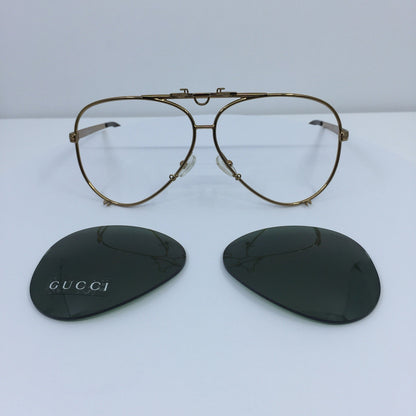 Vintage Gucci GG 1687/S Gold Sunglasses - Super Vision Optical