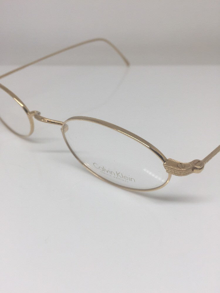 Vintage Calvin Klein Classic Edition C5 Gold Sunglasses - Super Vision Optical