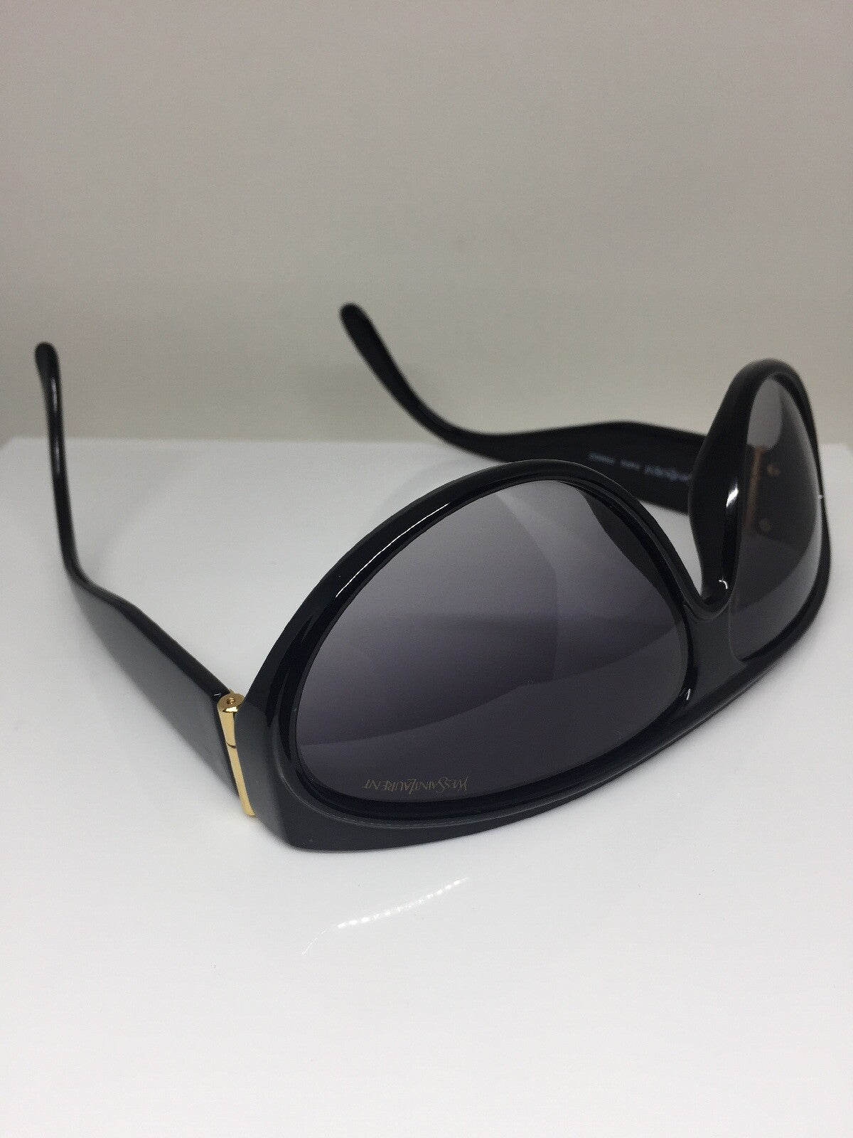 Vintage Saint Laurent 8761-2 Y 59 Black Sunglasses - Super Vision Optical