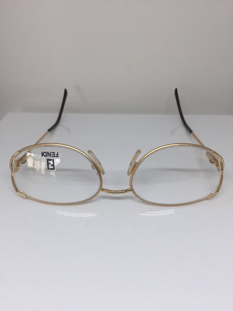 Vintage Fendi F82 GOLDEN GLIMMER Gold Sunglasses - Super Vision Optical