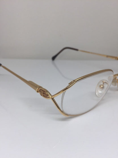 Vintage Fendi F82 GOLDEN GLIMMER Gold Sunglasses - Super Vision Optical