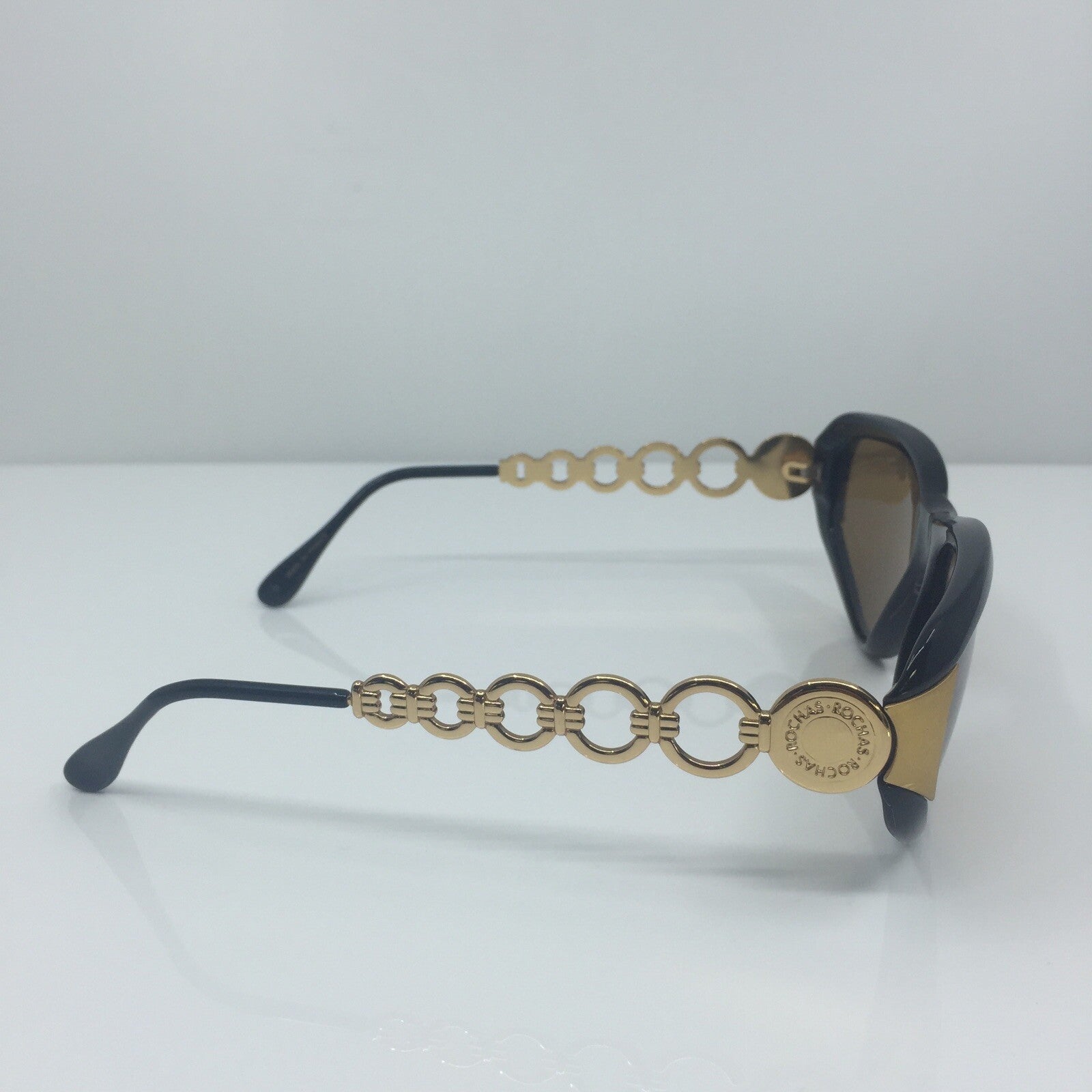 Vintage Rochas Paris ROCHAS PARIS 9004 Gold Sunglasses - Super Vision Optical