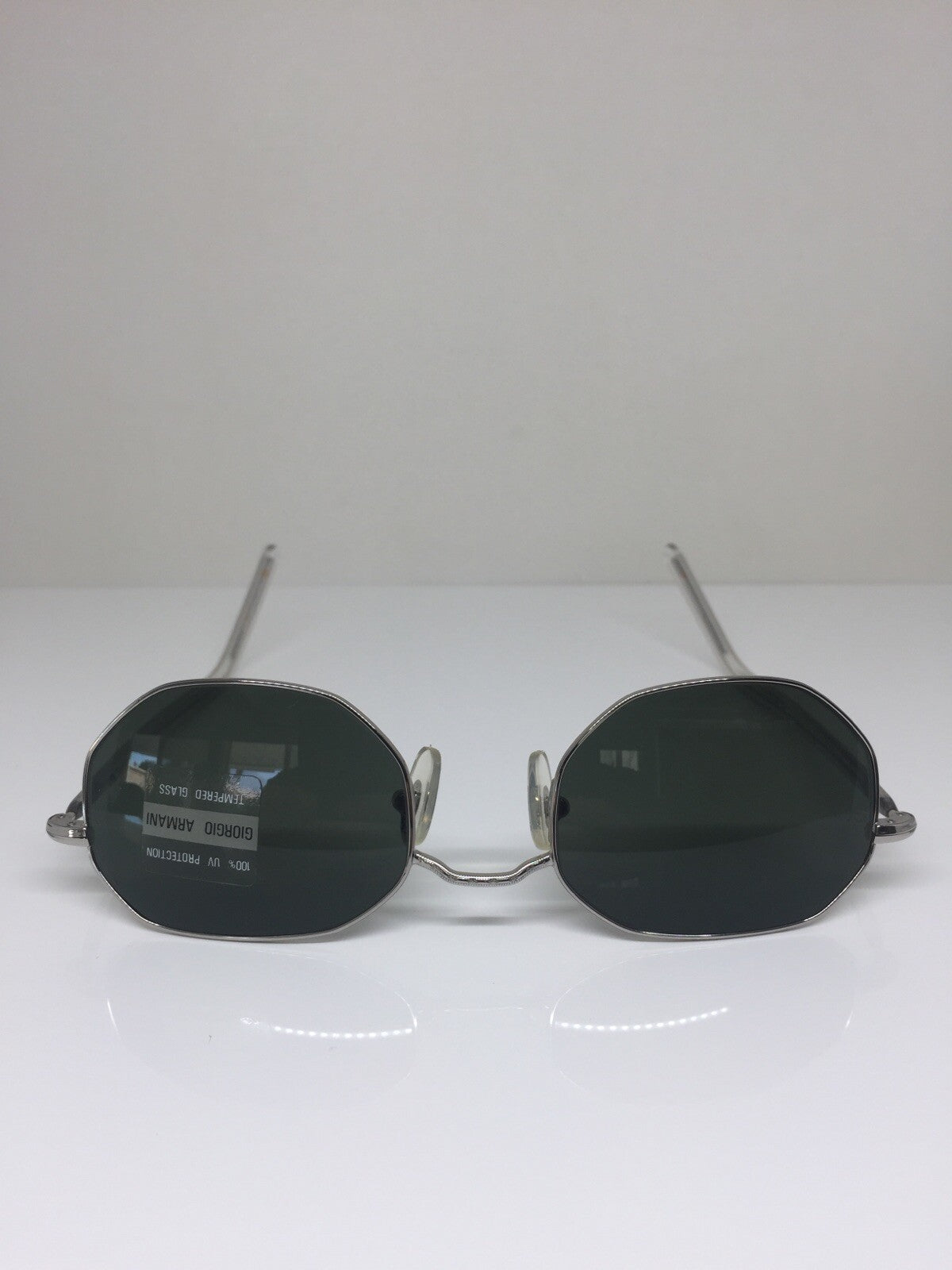 Vintage Giorgio Armani GA 664 Silver Sunglasses - Super Vision Optical