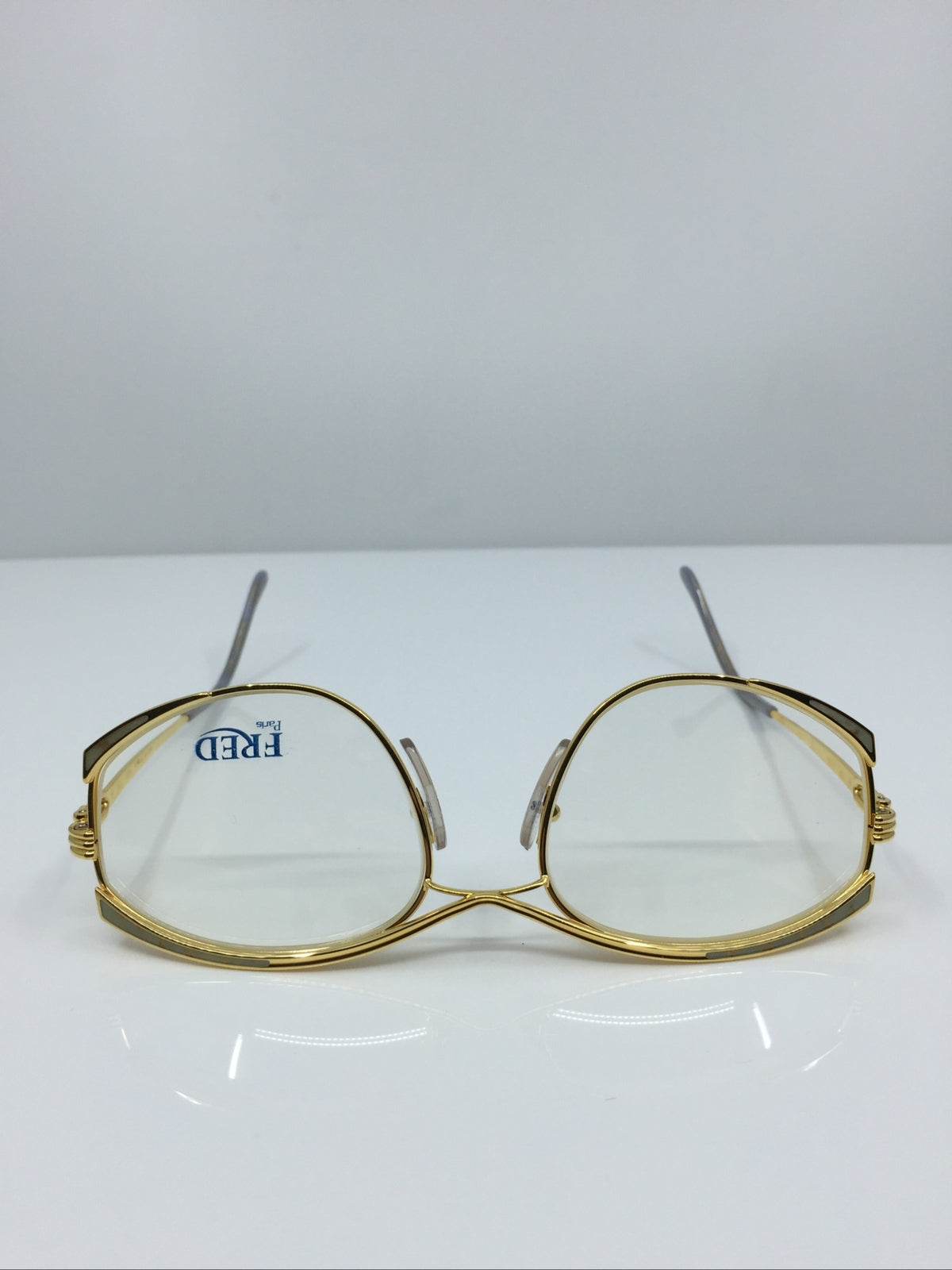 Vintage FRED Lunettes Paris Joyau Gold Eyeglasses - Super Vision Optical