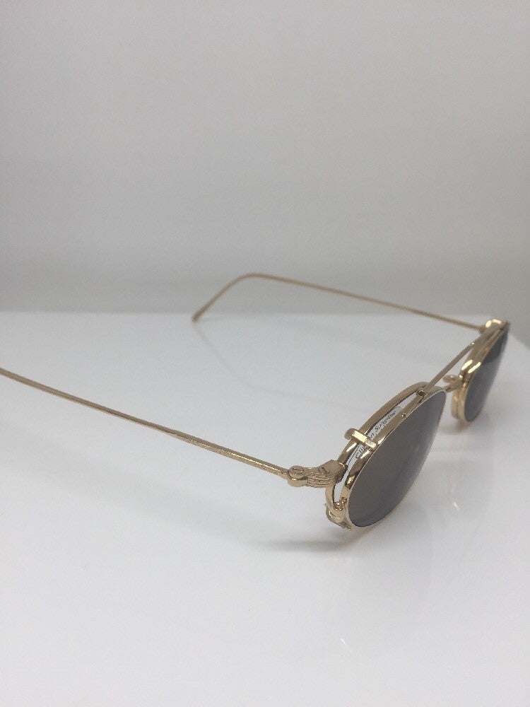 Vintage Calvin Klein Classic Edition C5 Gold Sunglasses - Super Vision Optical