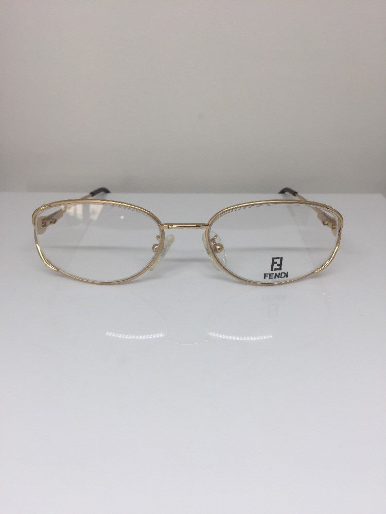 Vintage Fendi F82 GOLDEN GLIMMER Gold Sunglasses - Super Vision Optical
