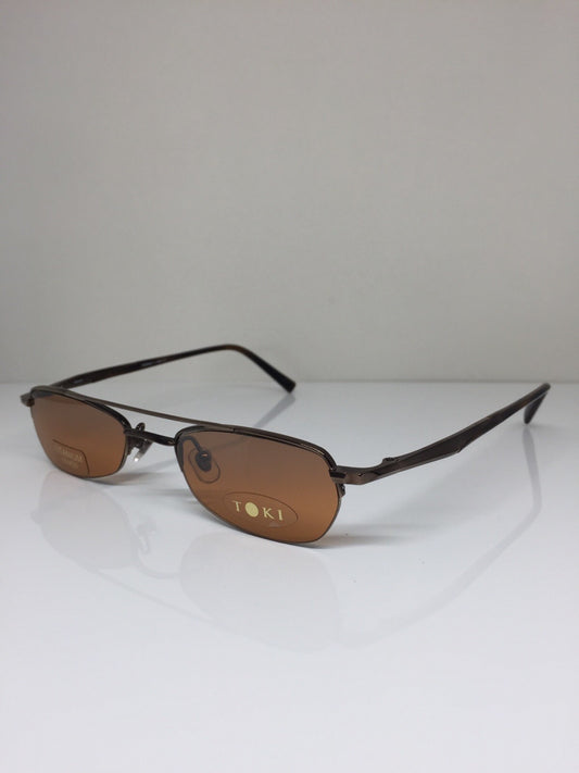 Vintage Toki Toki TK-8042-110 Brown Sunglasses - Super Vision Optical