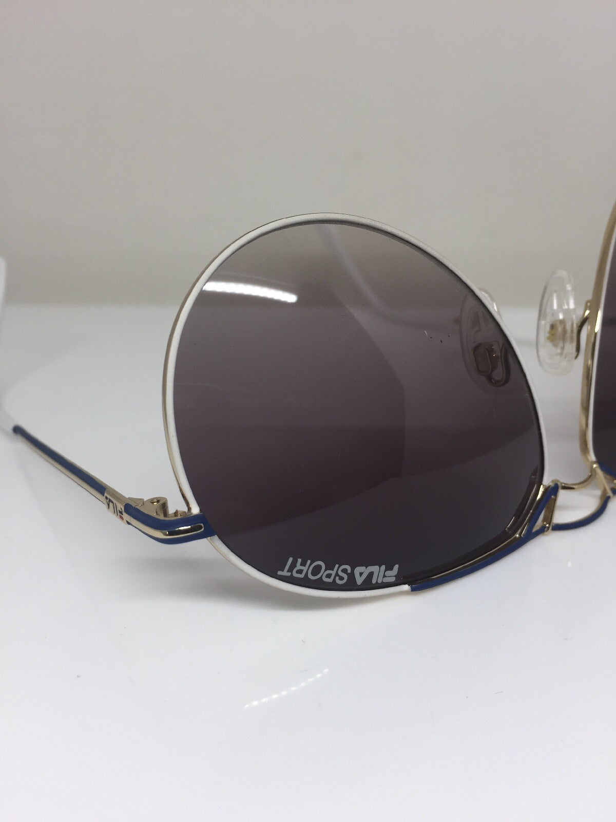 Vintage Fila Sport FILA 8802 Blue Sunglasses - Super Vision Optical